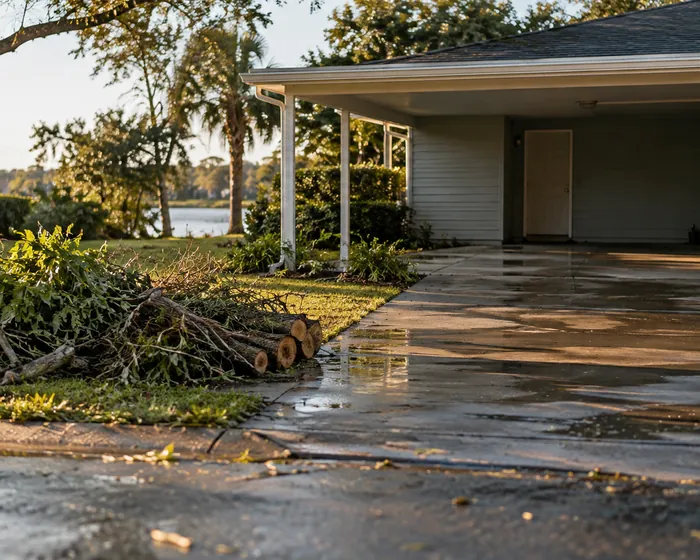 Storm Cleanup by L.e.t. Tree